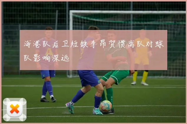 海港队后卫短缺李昂贺惯离队对球队影响深远